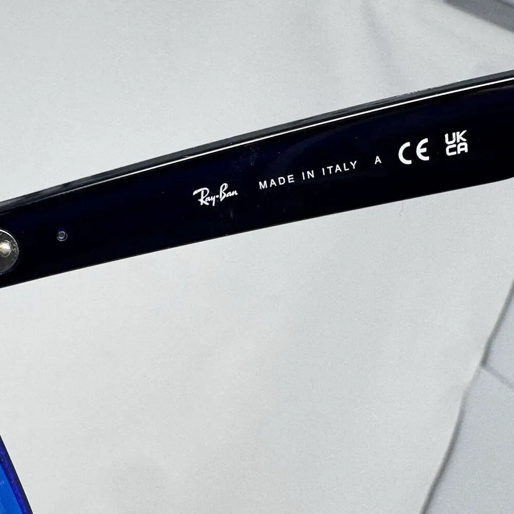 Ray-Ban RB4487 Steve 6632/19 Black Blue Sunglass / Eyeglass Frames 54-18-145